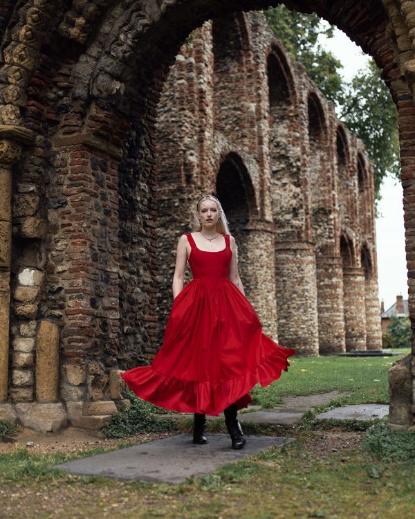 Boleyn Dress Red