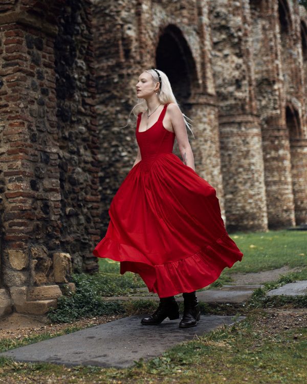 Boleyn Dress Red